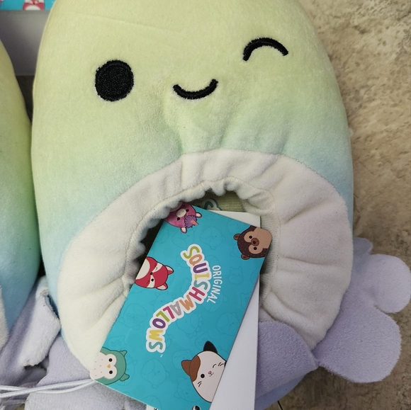 Squishmallows Kids' Elodie the Octopus Plush Slippers size 11/12 - Picture 3 of 4